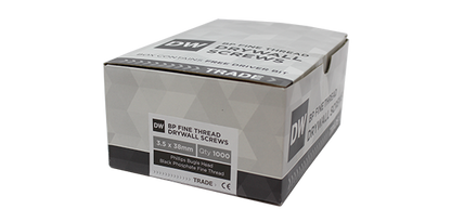 Drywall Screws - Black Phosphate, Bugle Head, Fine Thread - All Sheets